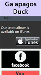 Mobile Screenshot of galapagosduck.net